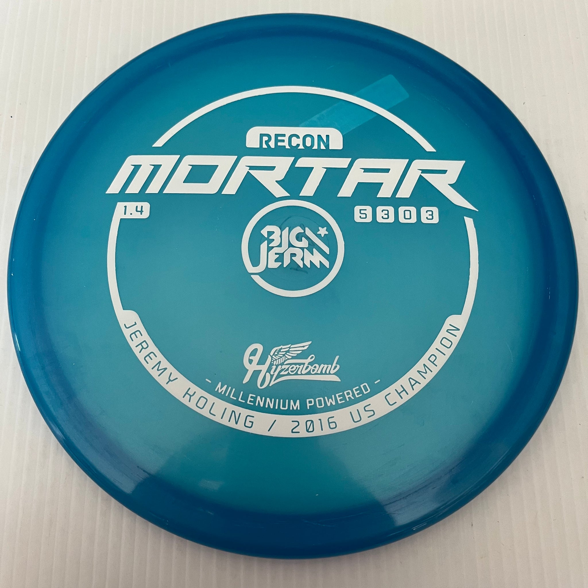 Millennium Discs 1.4 Big Jerm Hyzerbomb Recon Mortar 5/3/0/3