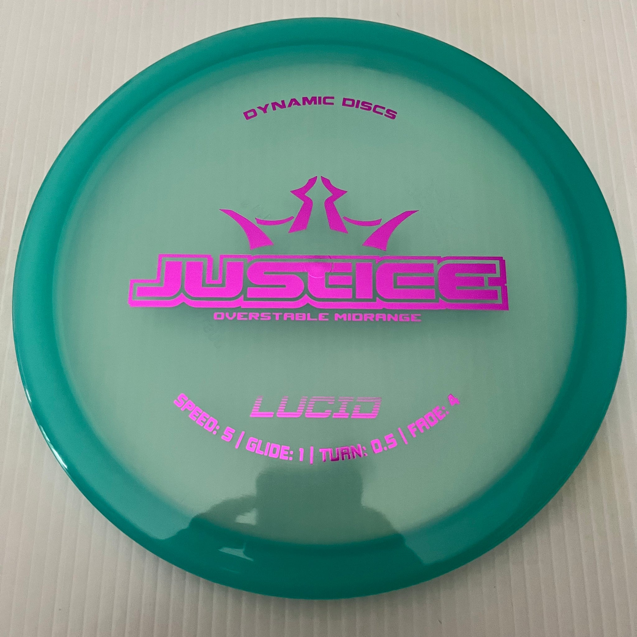 Dynamic Discs Lucid Justice 5/1/0.5/4