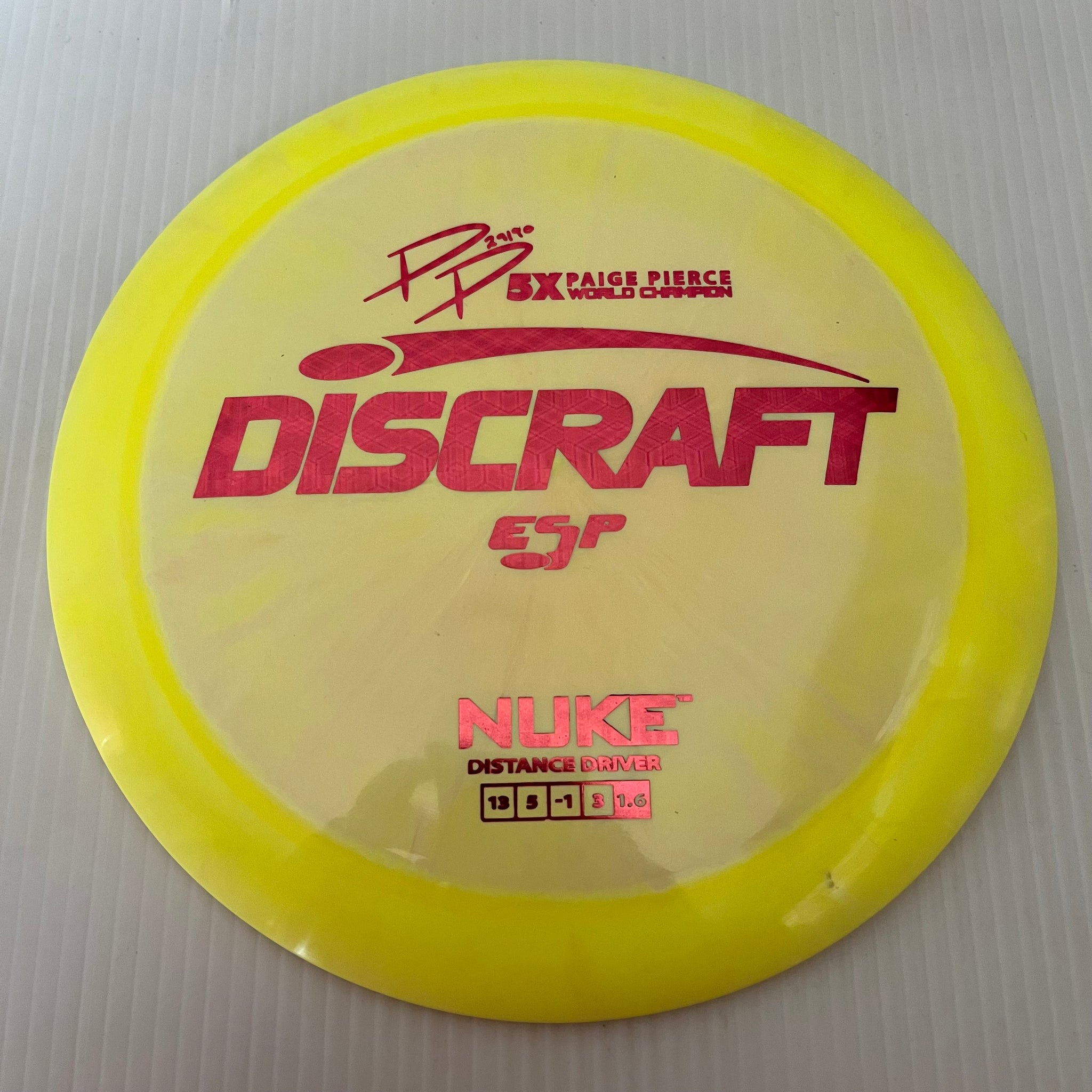 Discraft 5x Paige Pierce ESP Nuke 13/5/-1/3 (173-174g)