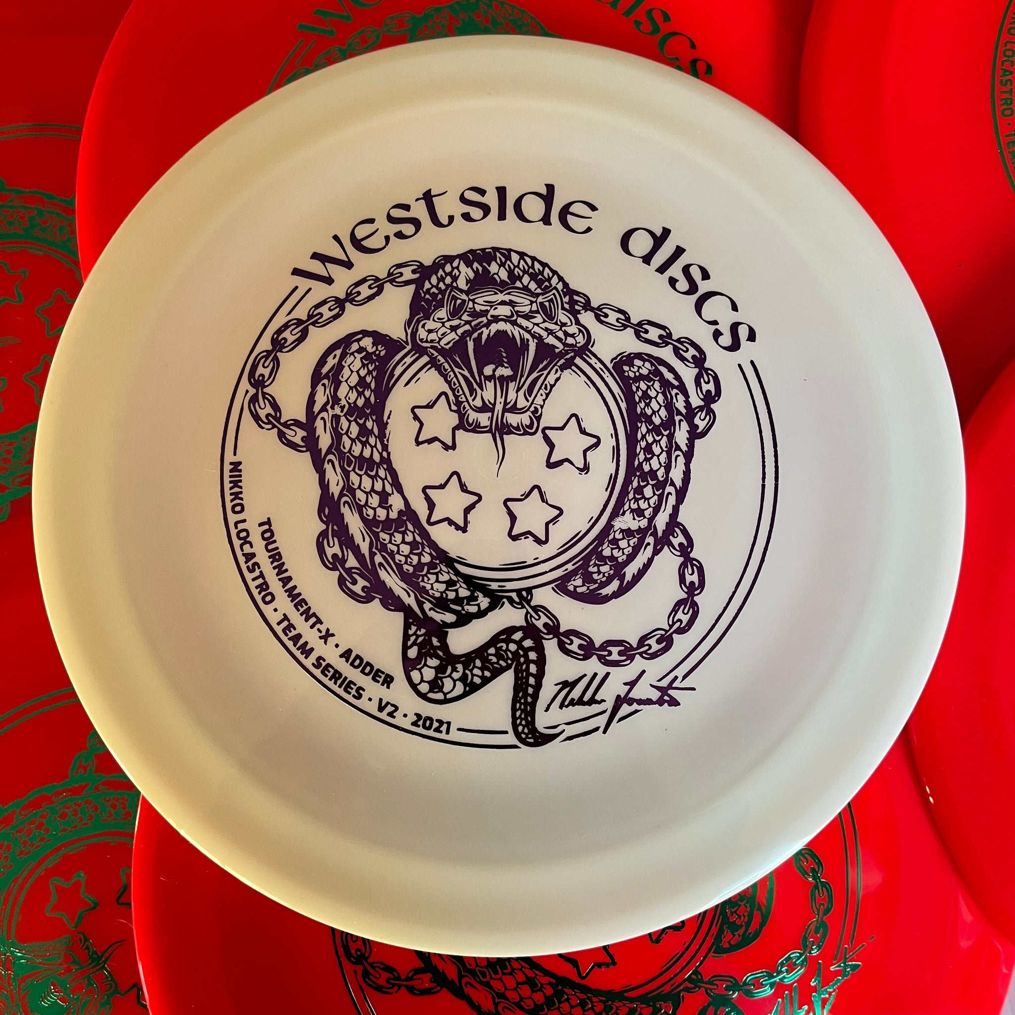 Westside Discs 2021 Nikko Locastro V2 Team Series Tournament-X Adder 13/5/0/4