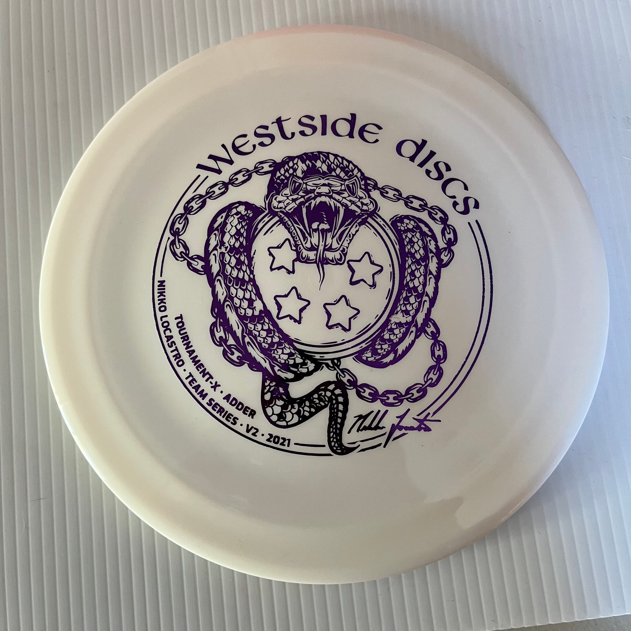 Westside Discs 2021 Nikko Locastro V2 Team Series Tournament-X Adder 13/5/0/4
