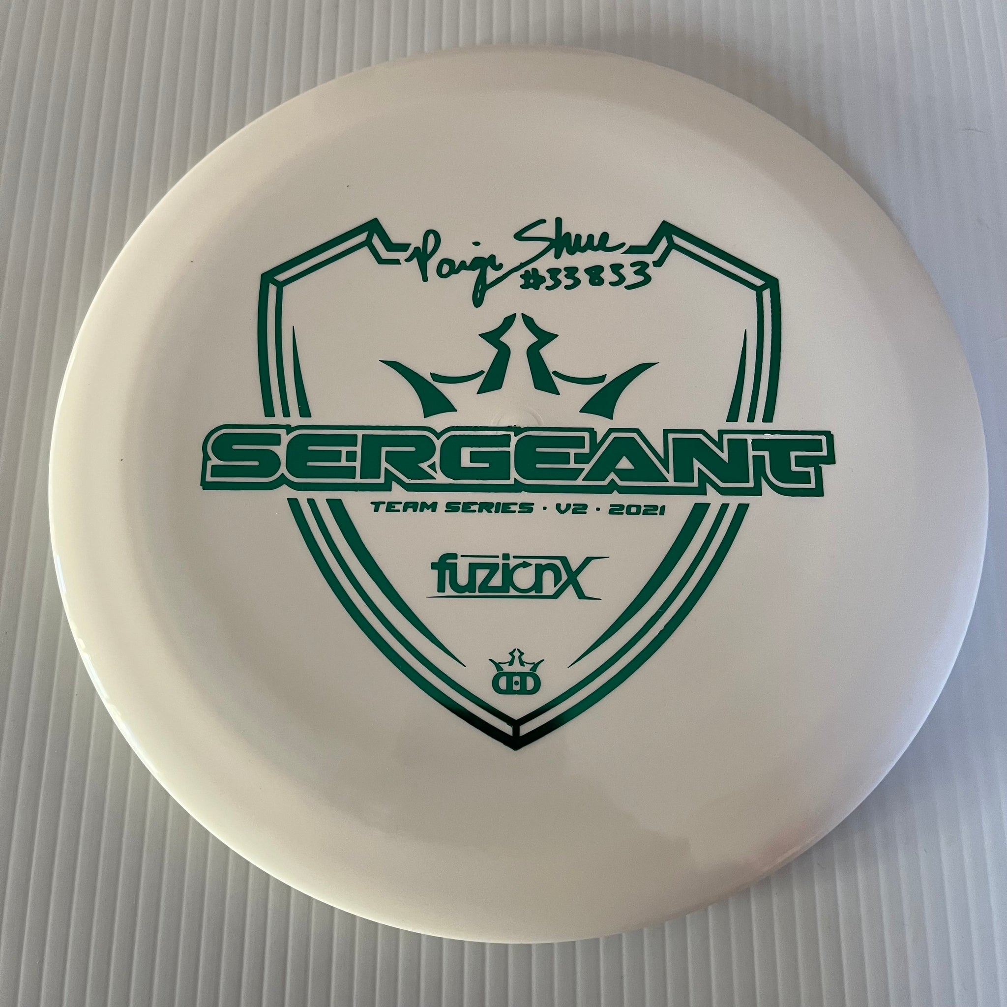 Dynamic Discs 2021 Paige Shue Team Series V2 Fuzion-X Sergeant 11/4/0/2.5