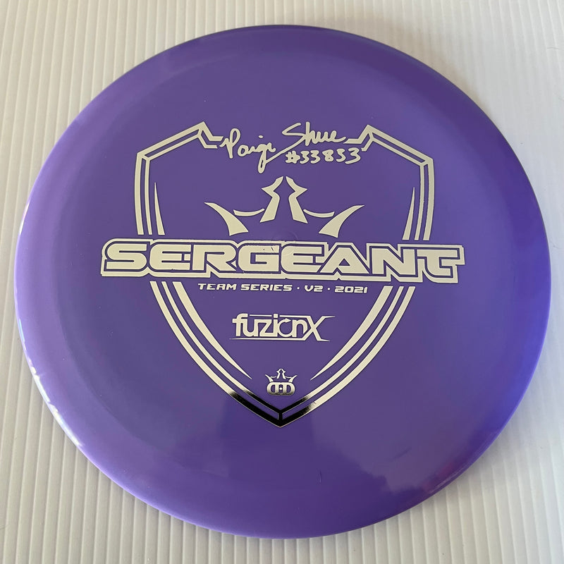 Dynamic Discs 2021 Paige Shue Team Series V2 Fuzion-X Sergeant 11/4/0/2.5