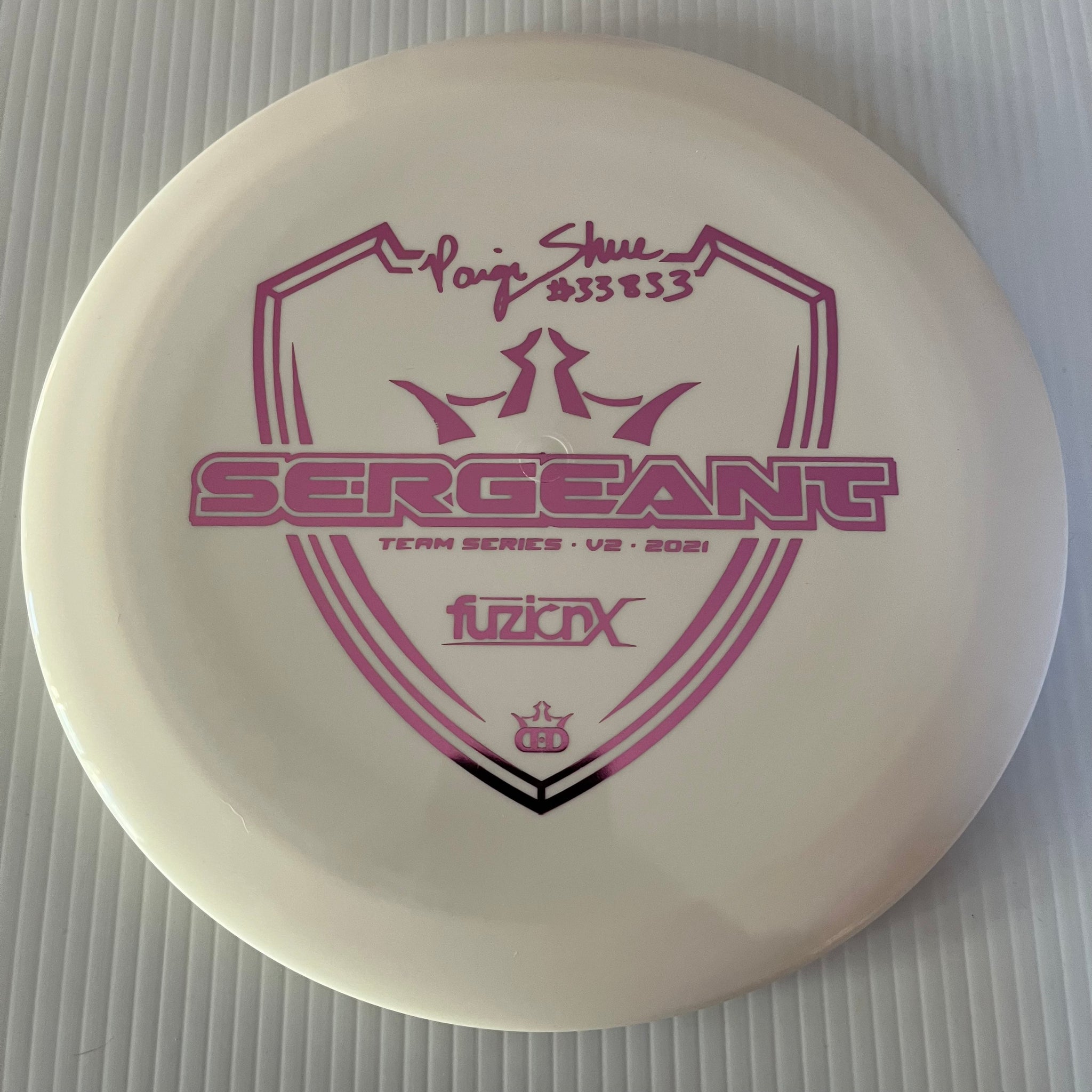 Dynamic Discs 2021 Paige Shue Team Series V2 Fuzion-X Sergeant 11/4/0/2.5