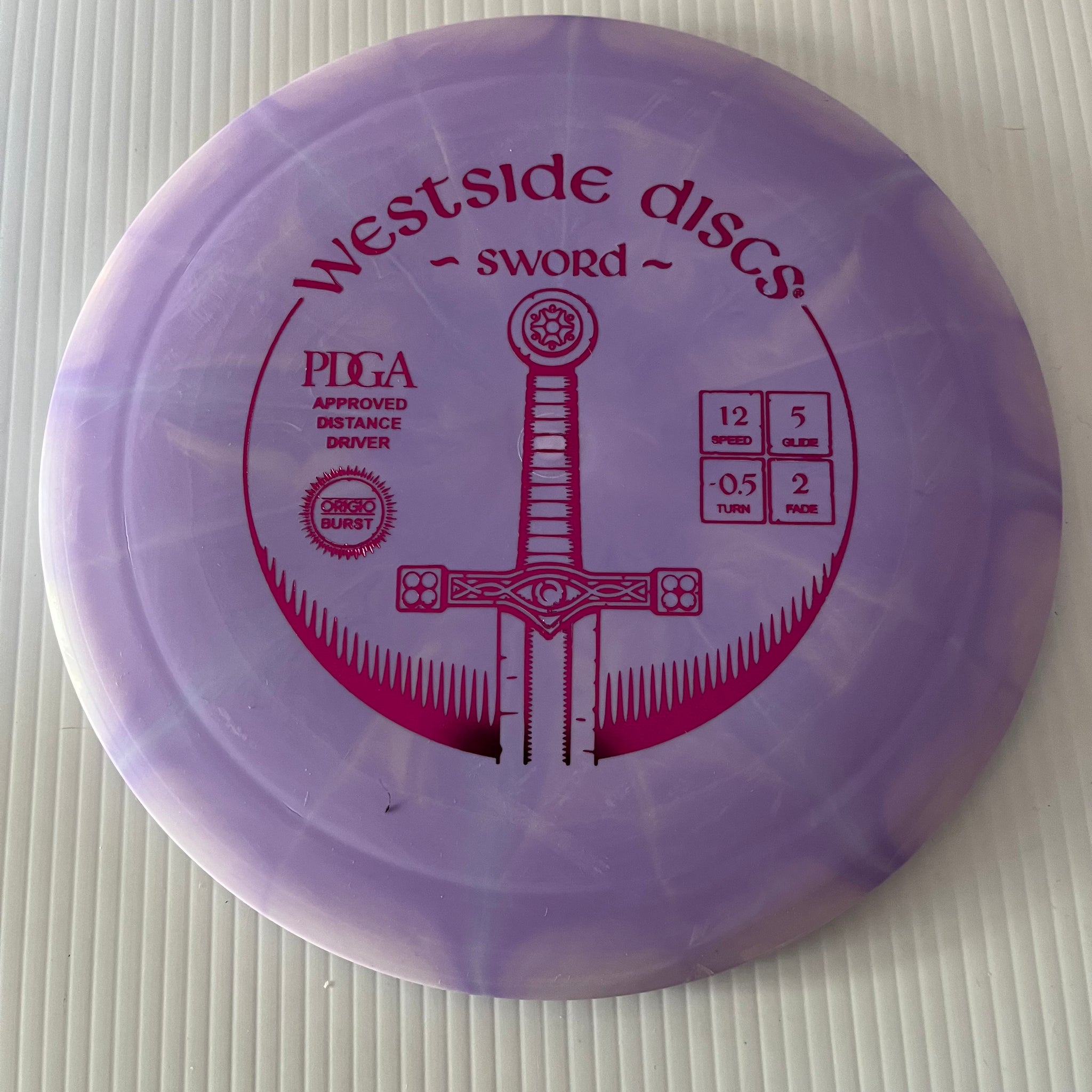 Westside Discs Origio Burst Sword 12/5/-0.5/2