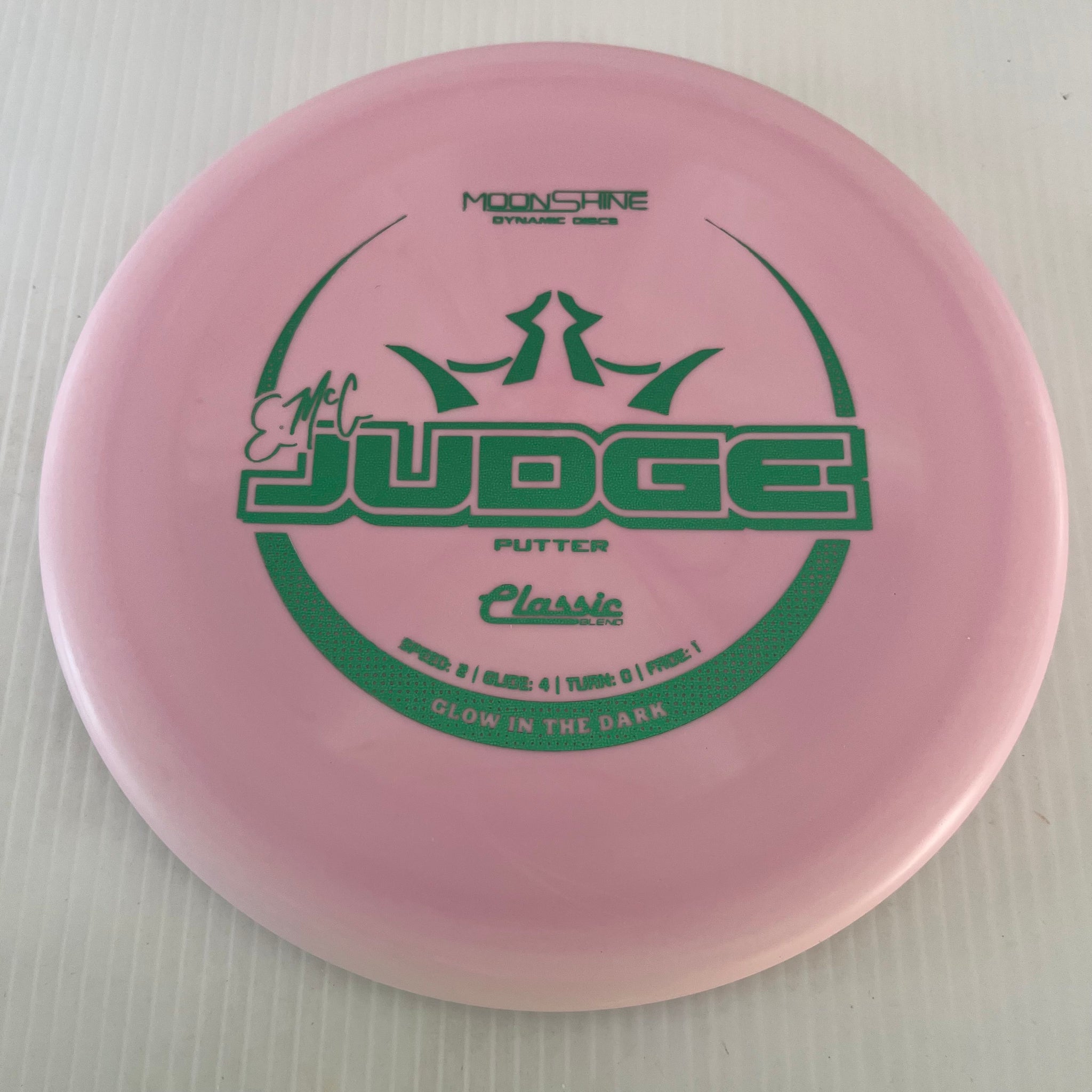 Dynamic Discs Classic Blend Moonshine Glow EMAC Judge 2/4/0/1