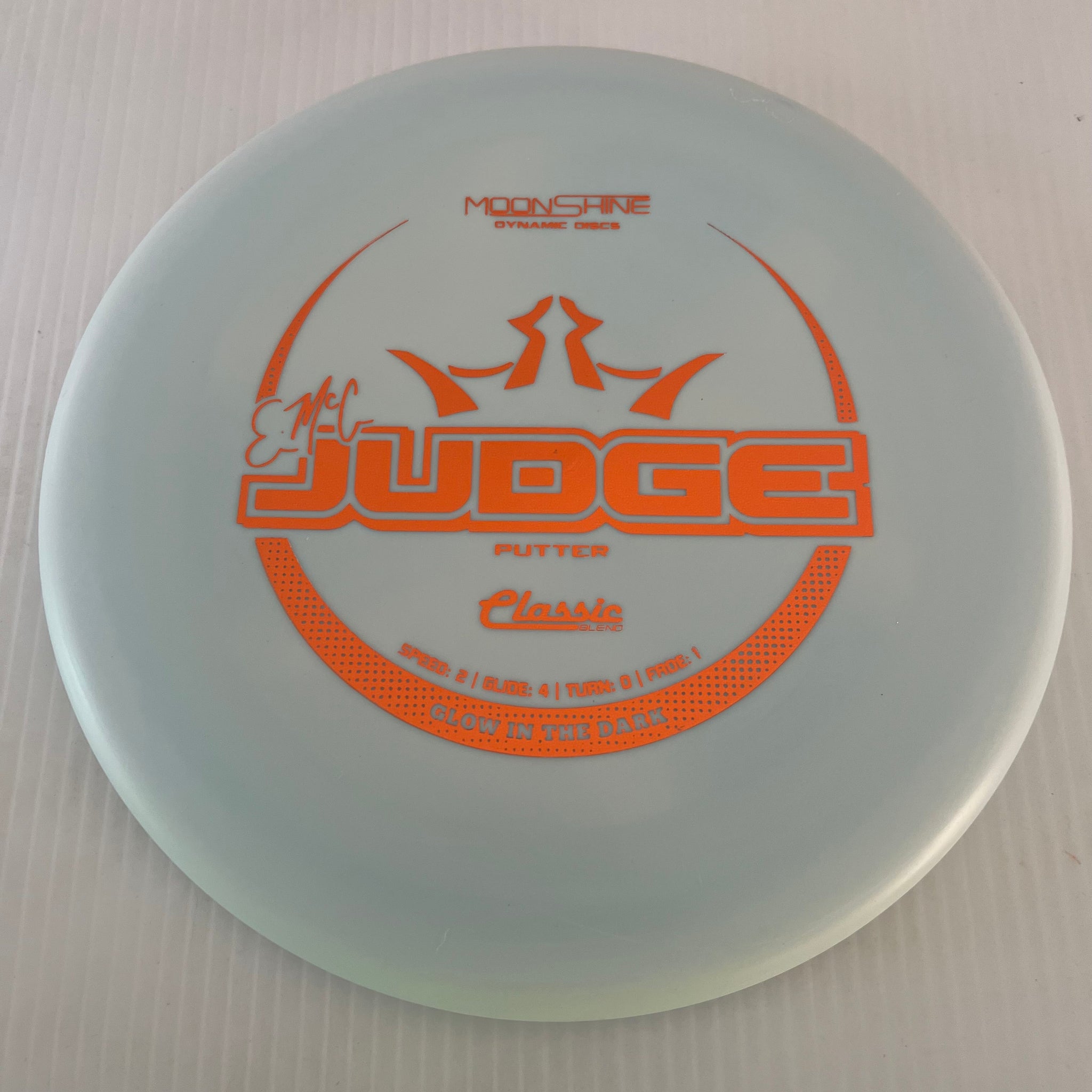 Dynamic Discs Classic Blend Moonshine Glow EMAC Judge 2/4/0/1