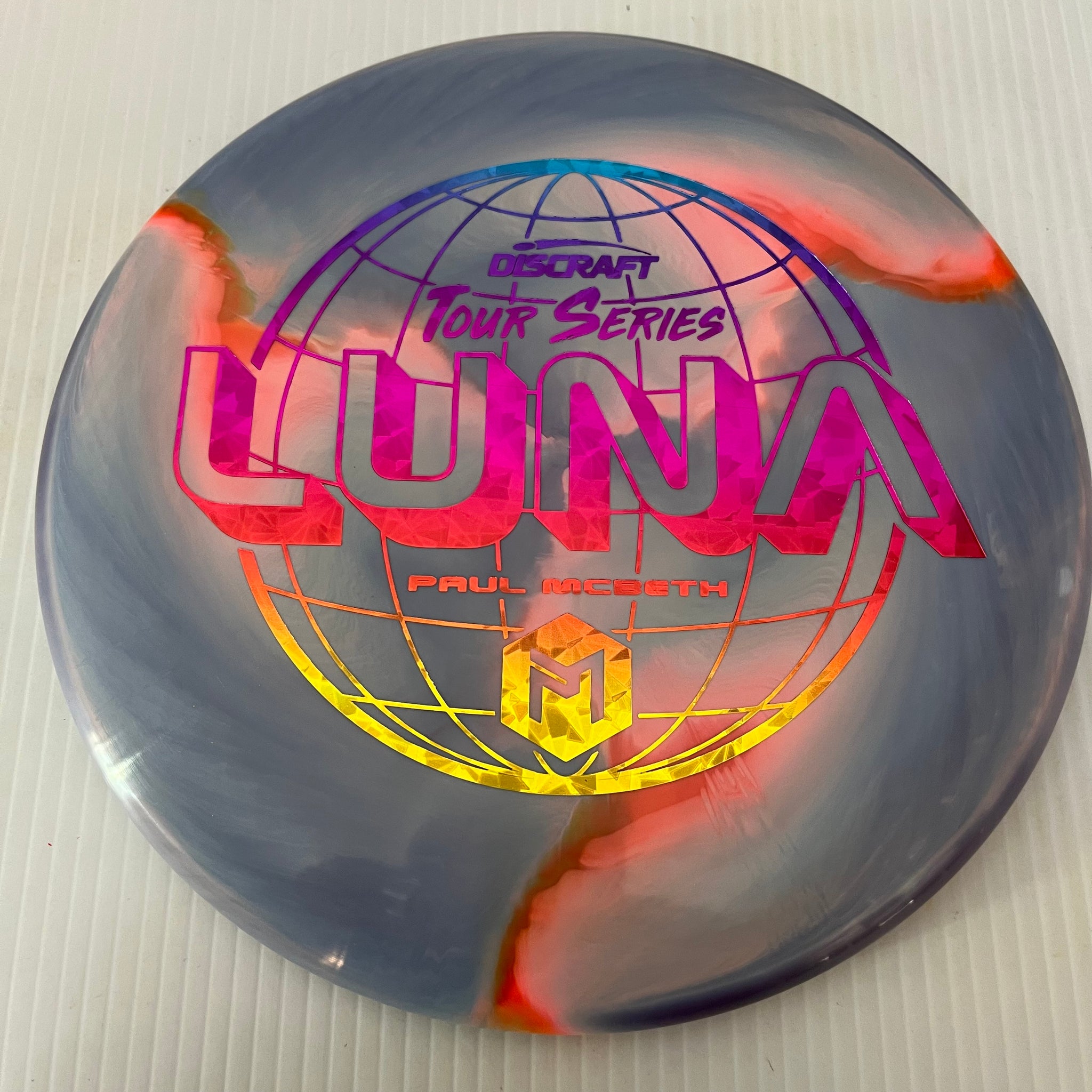 Discraft 2022 Paul McBeth Tour Series Swirly ESP Luna 3/4/0/2