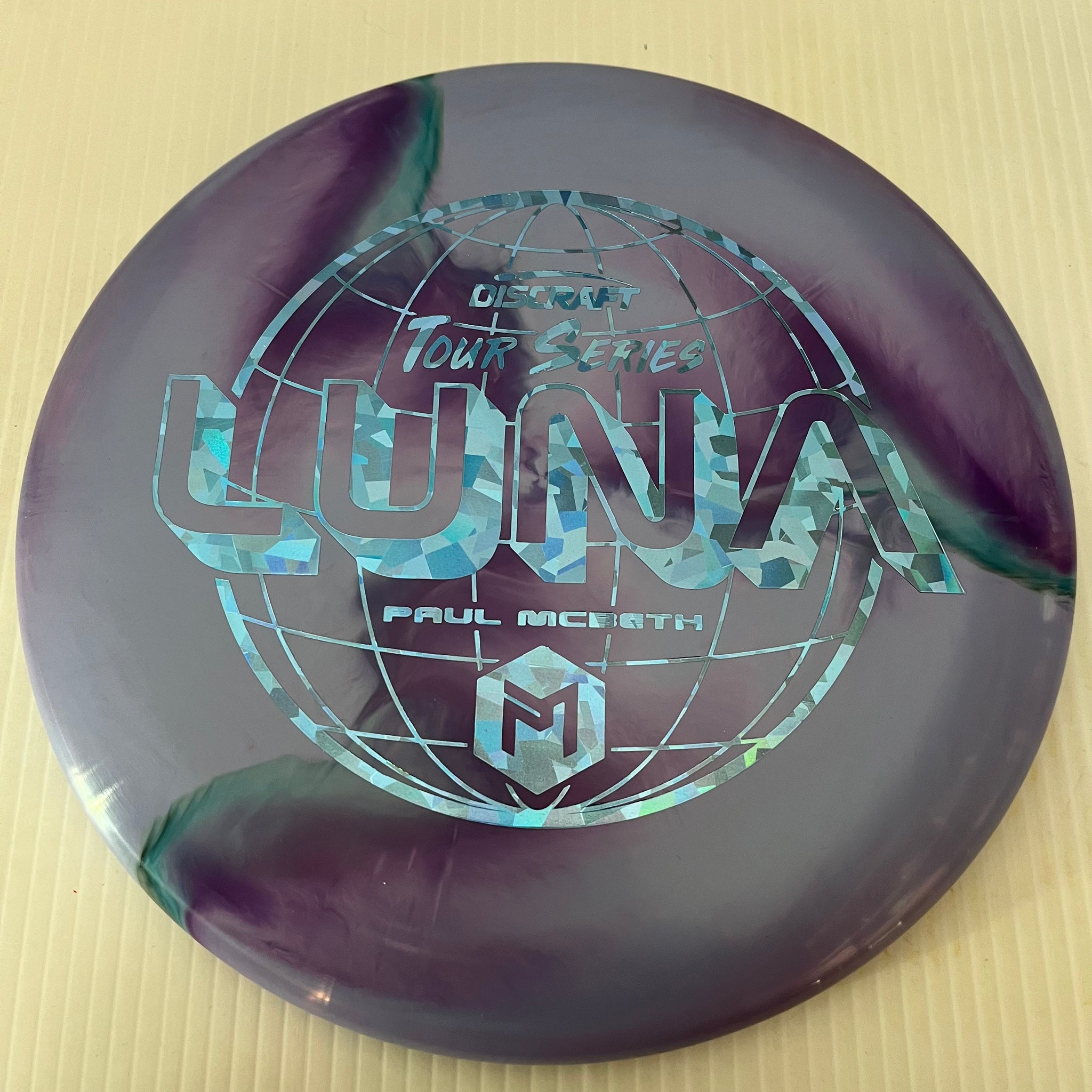 Discraft 2022 Paul McBeth Tour Series Swirly ESP Luna 3/4/0/2