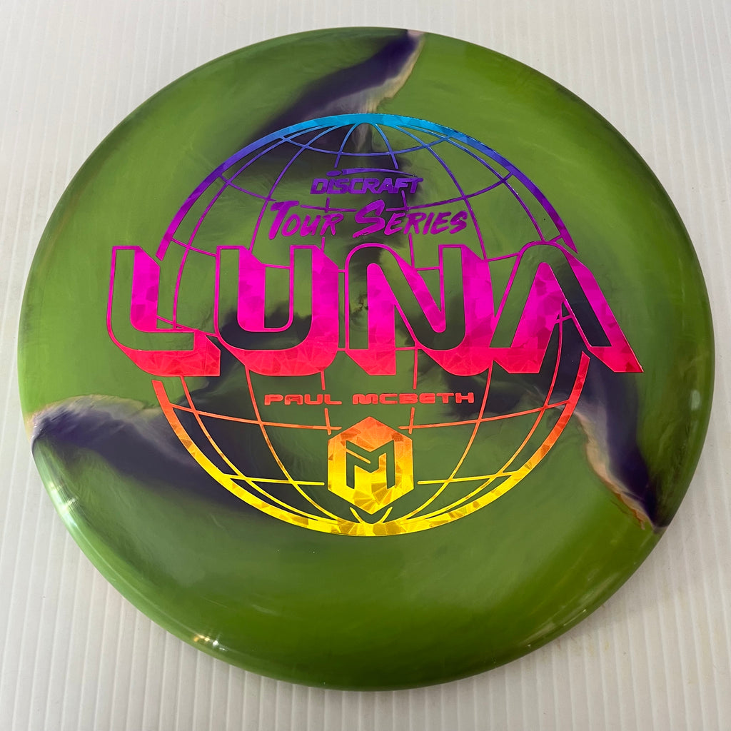 Discraft 2022 Paul McBeth Tour Series Swirly ESP Luna 3/4/0/2