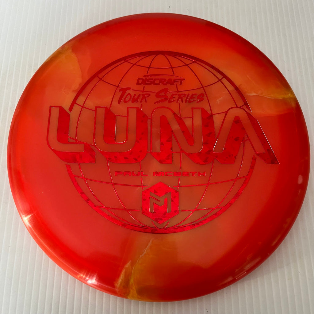 Discraft 2022 Paul McBeth Tour Series Swirly ESP Luna 3/4/0/2