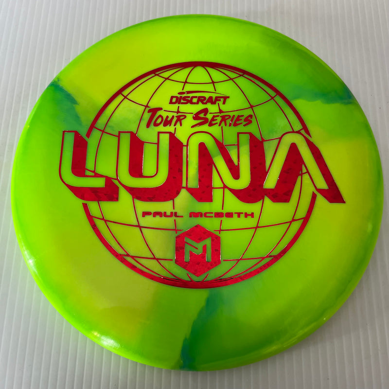 Discraft 2022 Paul McBeth Tour Series Swirly ESP Luna 3/3/0/3