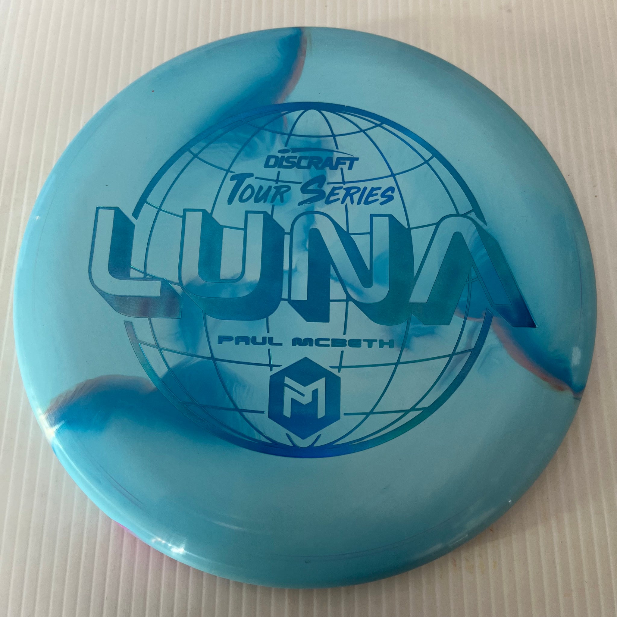 Discraft 2022 Paul McBeth Tour Series Swirly ESP Luna 3/4/0/2