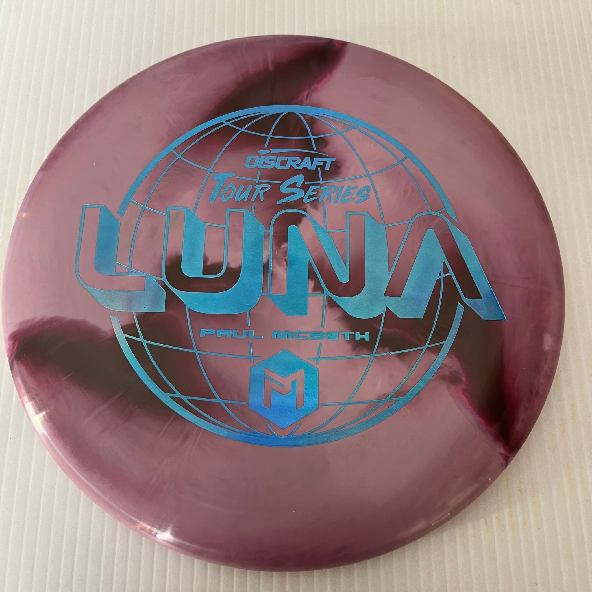Discraft 2022 Paul McBeth Tour Series Swirly ESP Luna 3/4/0/2