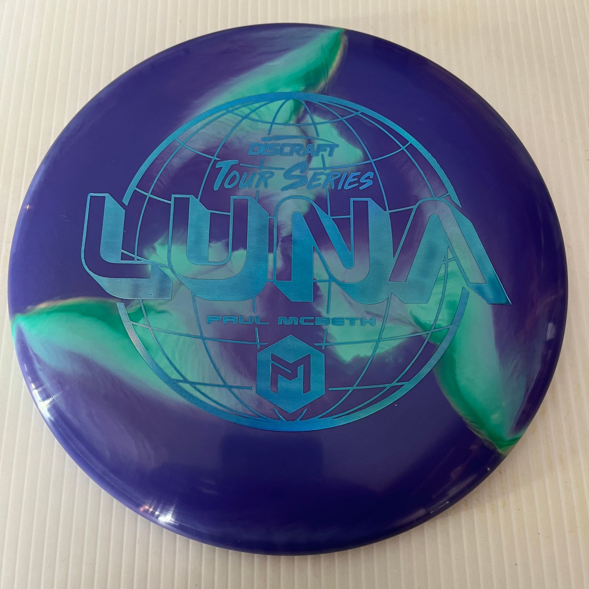 Discraft 2022 Paul McBeth Tour Series Swirly ESP Luna 3/4/0/2