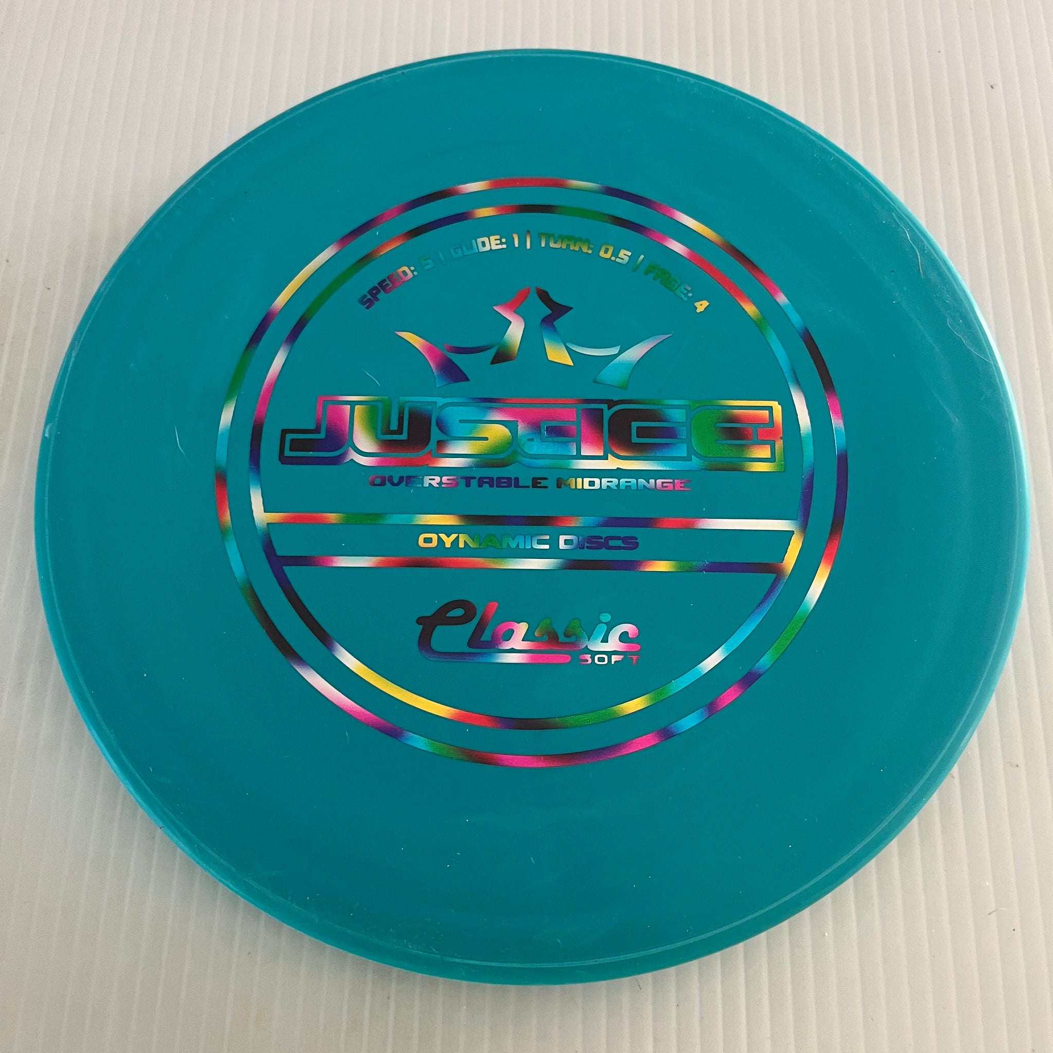 Dynamic Discs Classic Soft Justice 5/1/0.5/4