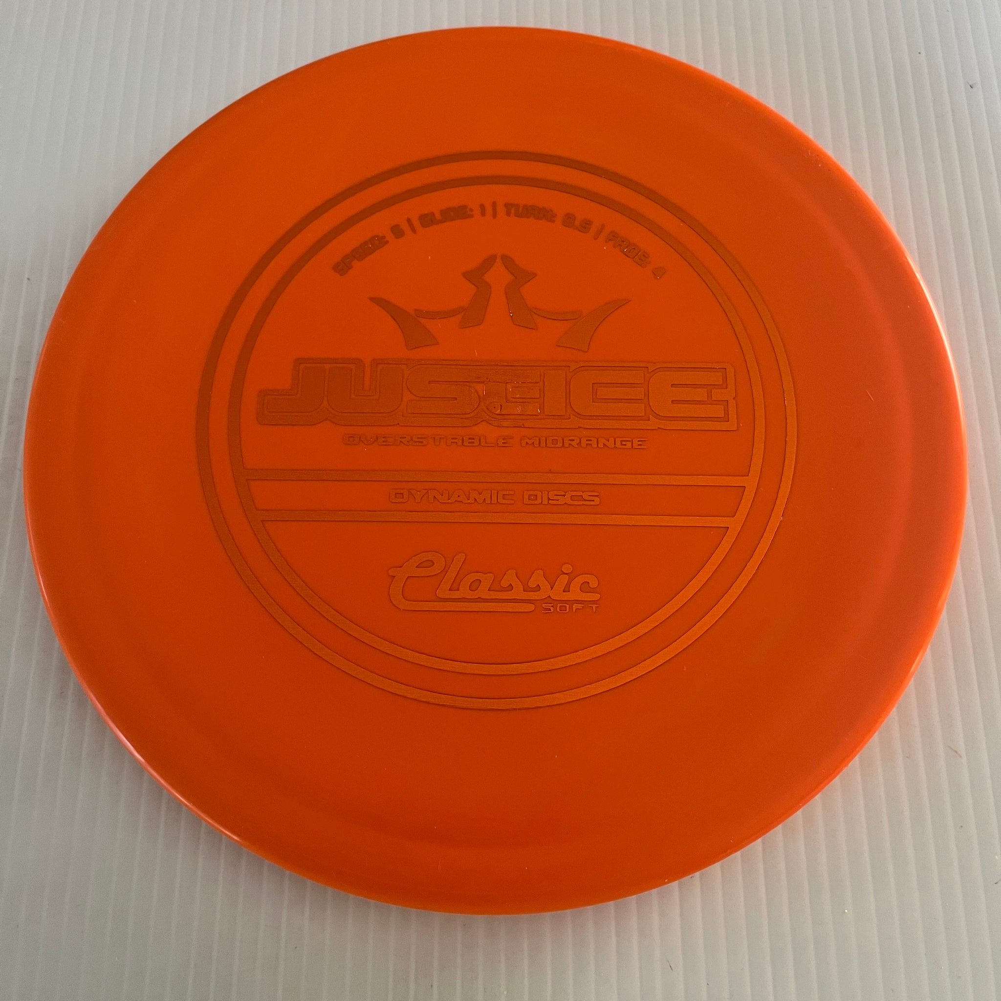 Dynamic Discs Classic Soft Justice 5/1/0.5/4