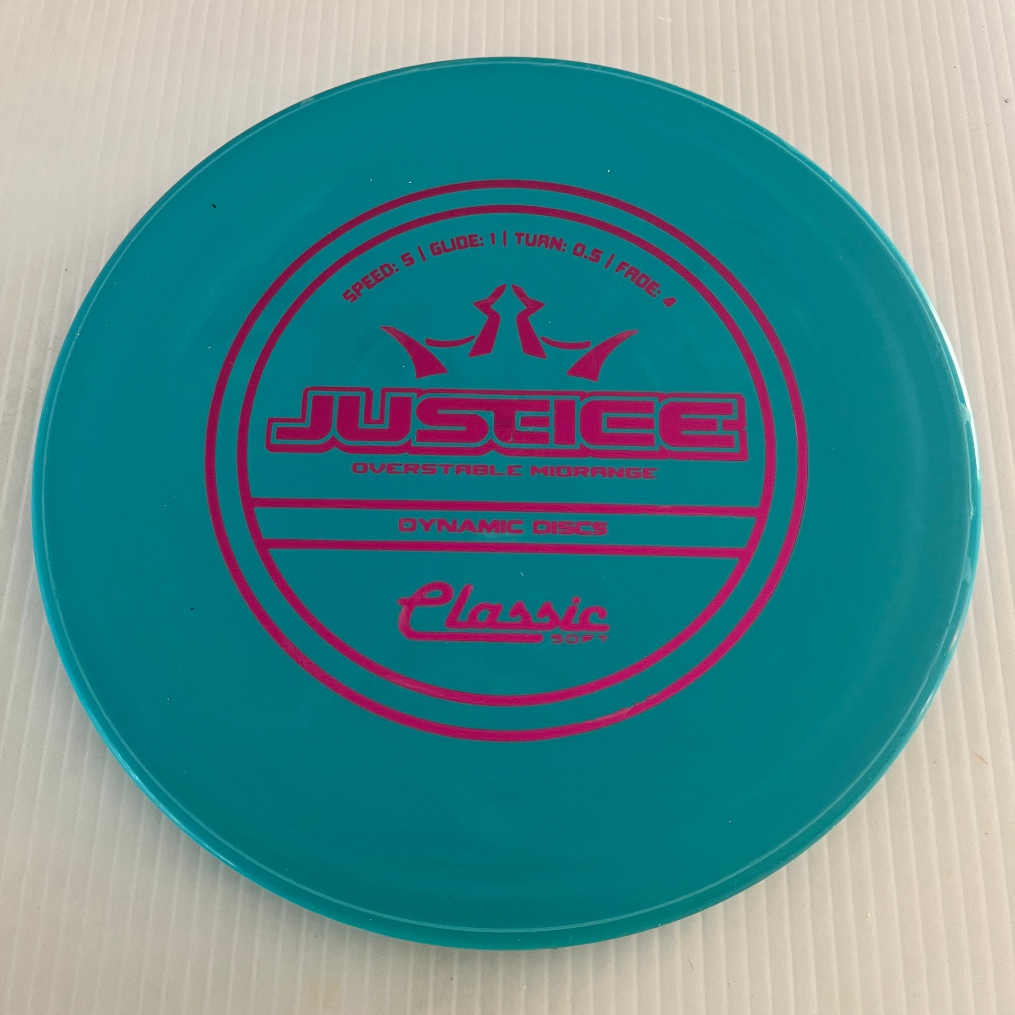 Dynamic Discs Classic Soft Justice 5/1/0.5/4