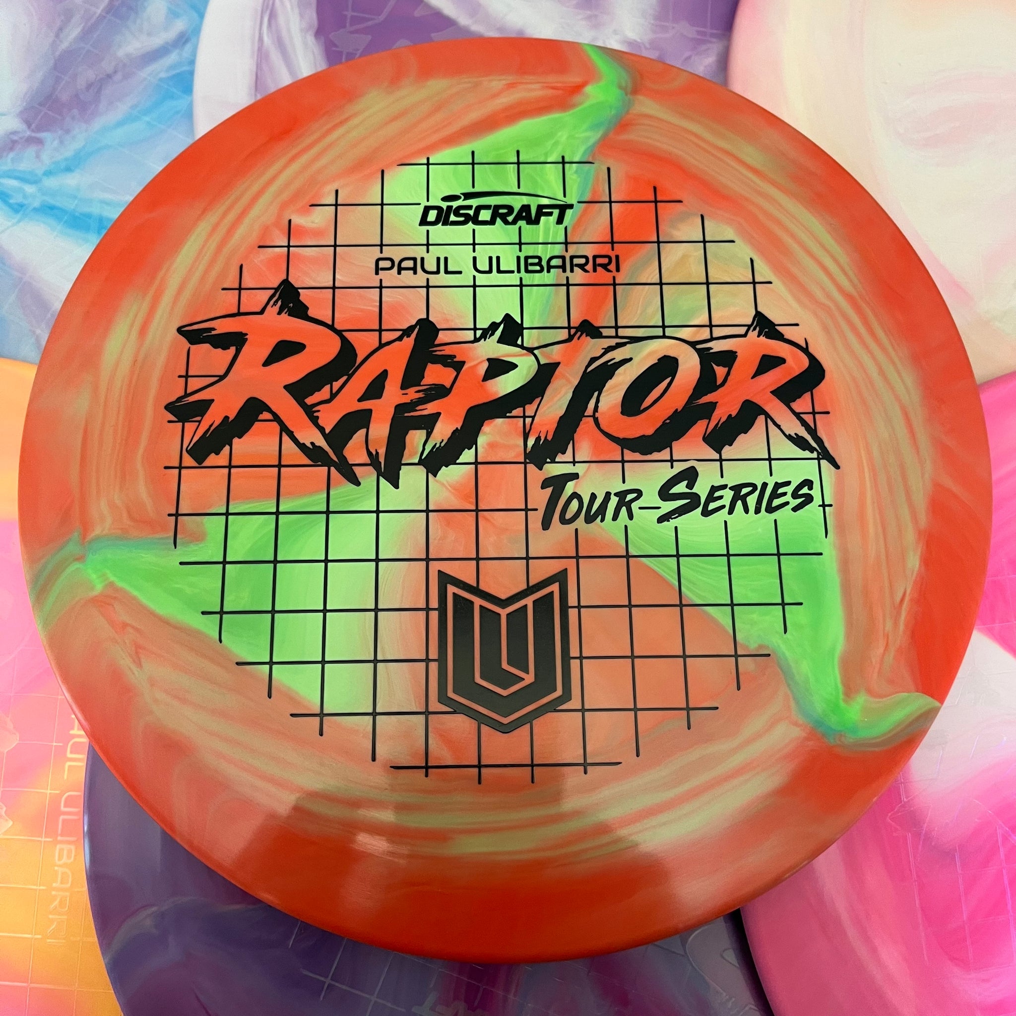 Discraft 2022 Paul Ulibarri Tour Series Swirly ESP Raptor 9/4/0/3