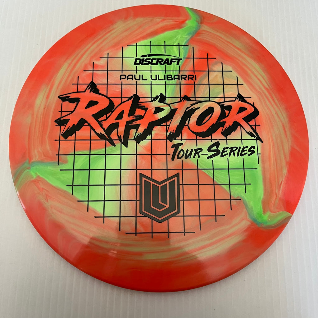 Discraft 2022 Paul Ulibarri Tour Series Swirly ESP Raptor 9/4/0/3