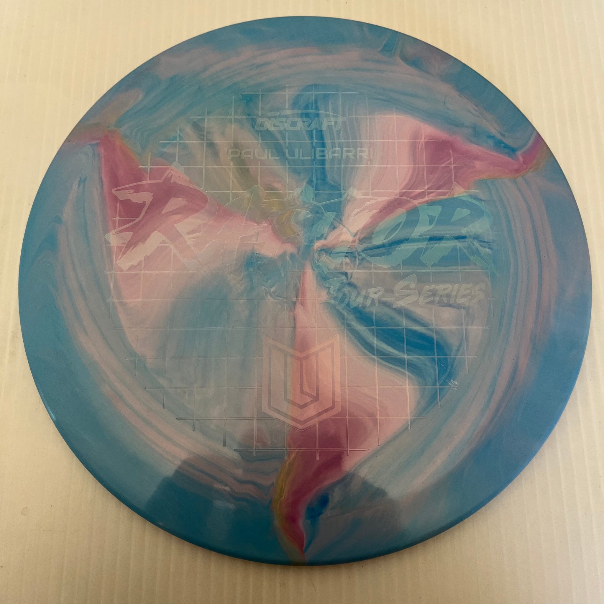 Discraft 2022 Paul Ulibarri Tour Series Swirly ESP Raptor 9/4/0/3