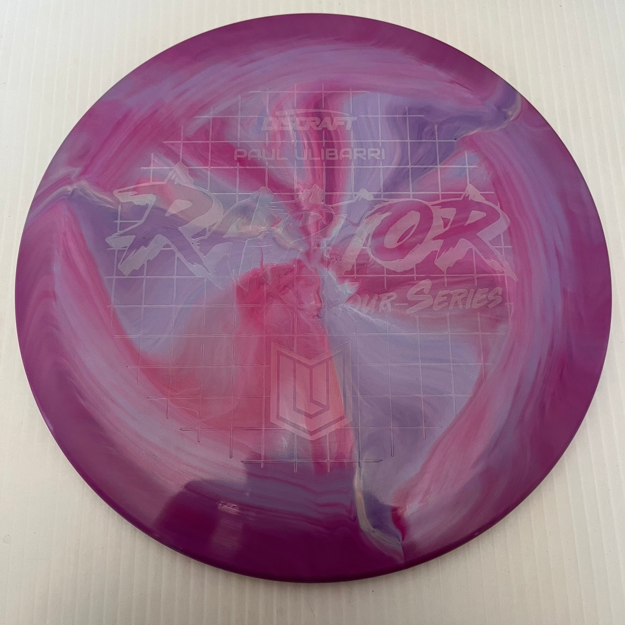 Discraft 2022 Paul Ulibarri Tour Series Swirly ESP Raptor 9/4/0/3