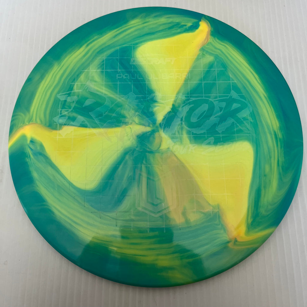 Discraft 2022 Paul Ulibarri Tour Series Swirly ESP Raptor 9/4/0/3