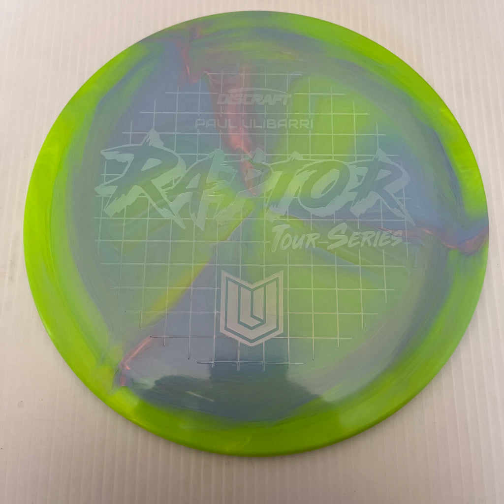 Discraft 2022 Paul Ulibarri Tour Series Swirly ESP Raptor 9/4/0/3