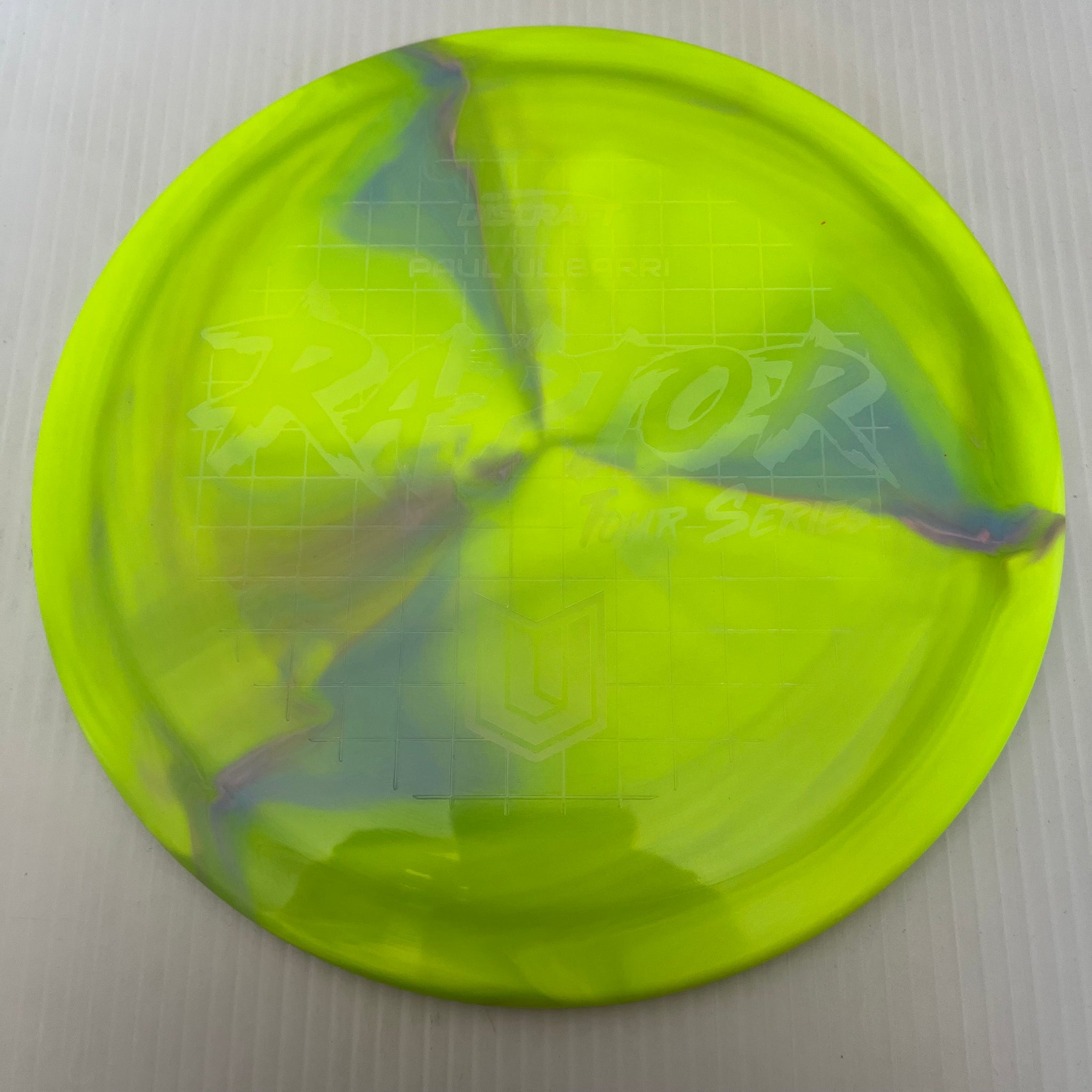 Discraft 2022 Paul Ulibarri Tour Series Swirly ESP Raptor 9/4/0/3