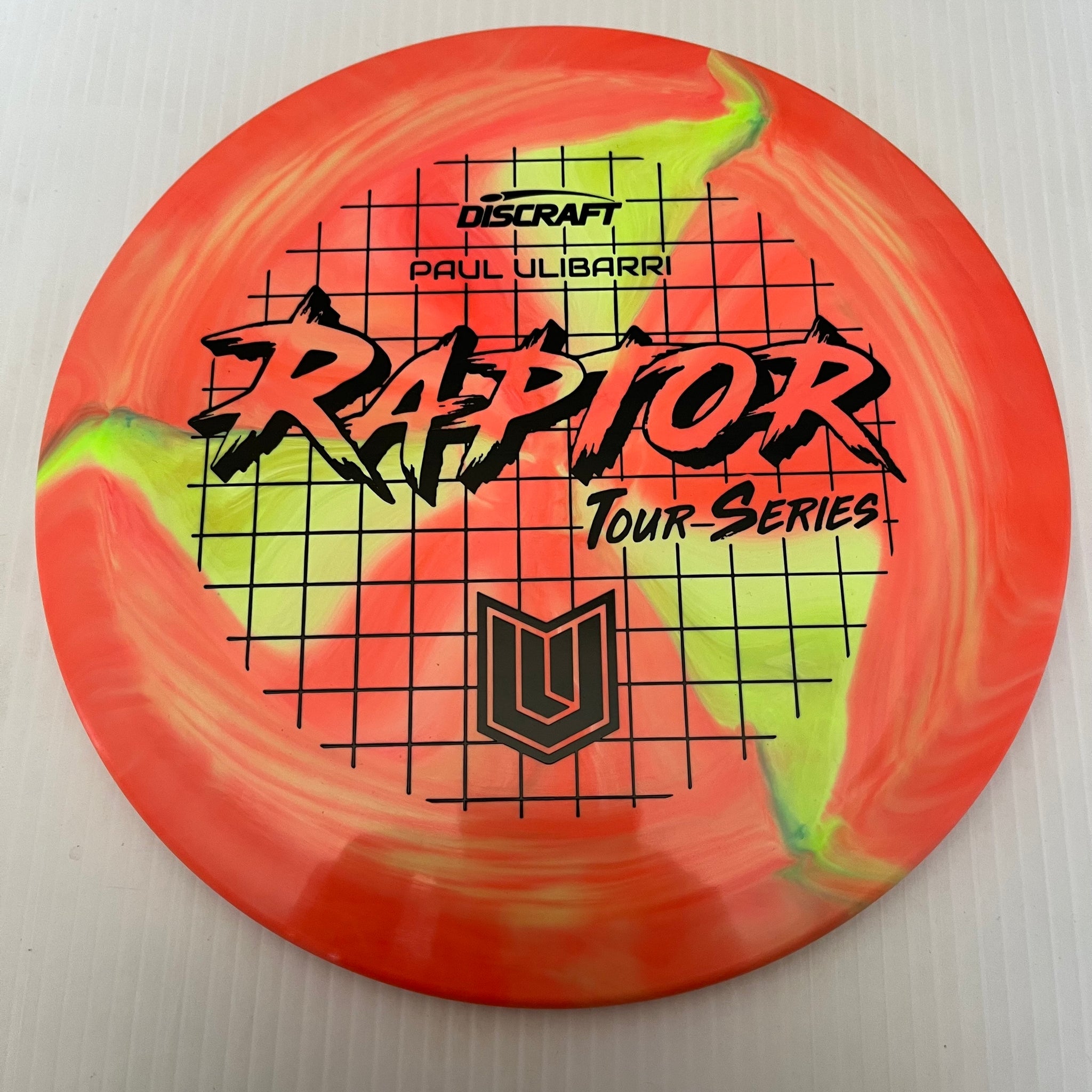 Discraft 2022 Paul Ulibarri Tour Series Swirly ESP Raptor 9/4/0/3