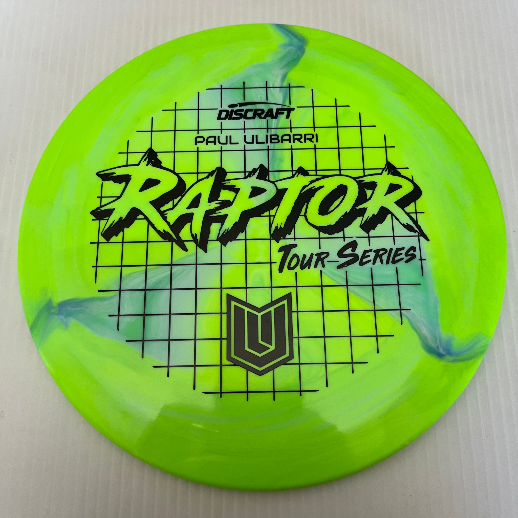 Discraft 2022 Paul Ulibarri Tour Series Swirly ESP Raptor 9/4/0/3