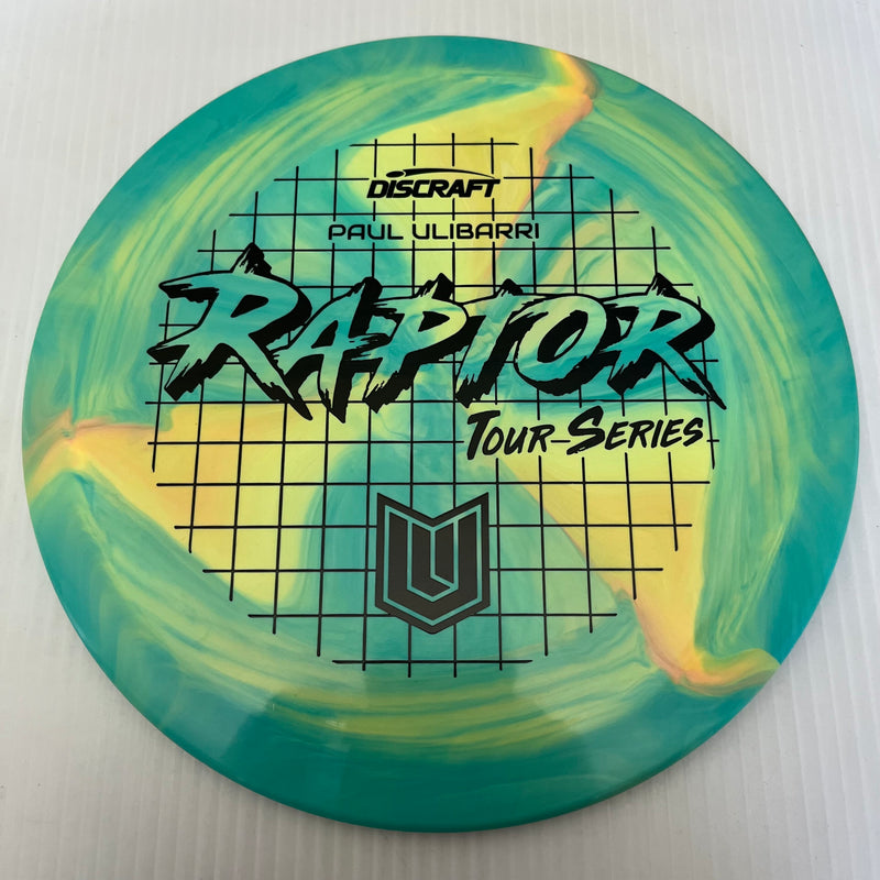 Discraft 2022 Paul Ulibarri Tour Series Swirly ESP Raptor 9/4/0/3