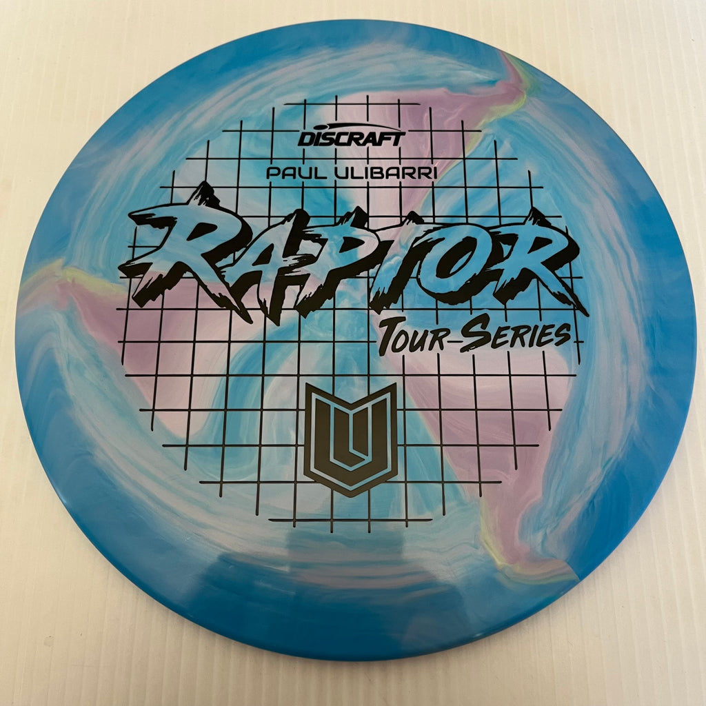 Discraft 2022 Paul Ulibarri Tour Series Swirly ESP Raptor 9/4/0/3