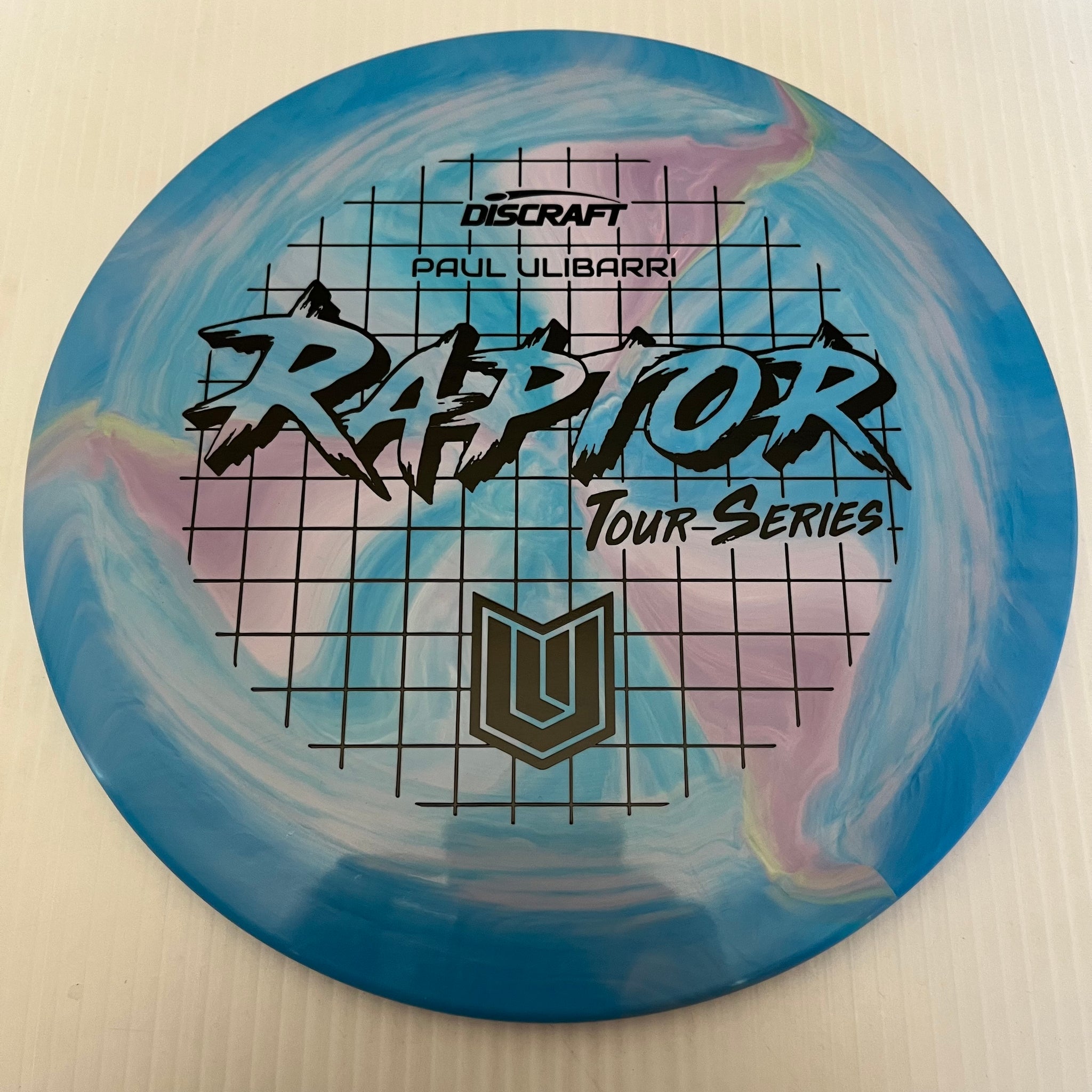 Discraft 2022 Paul Ulibarri Tour Series Swirly ESP Raptor 9/4/0/3