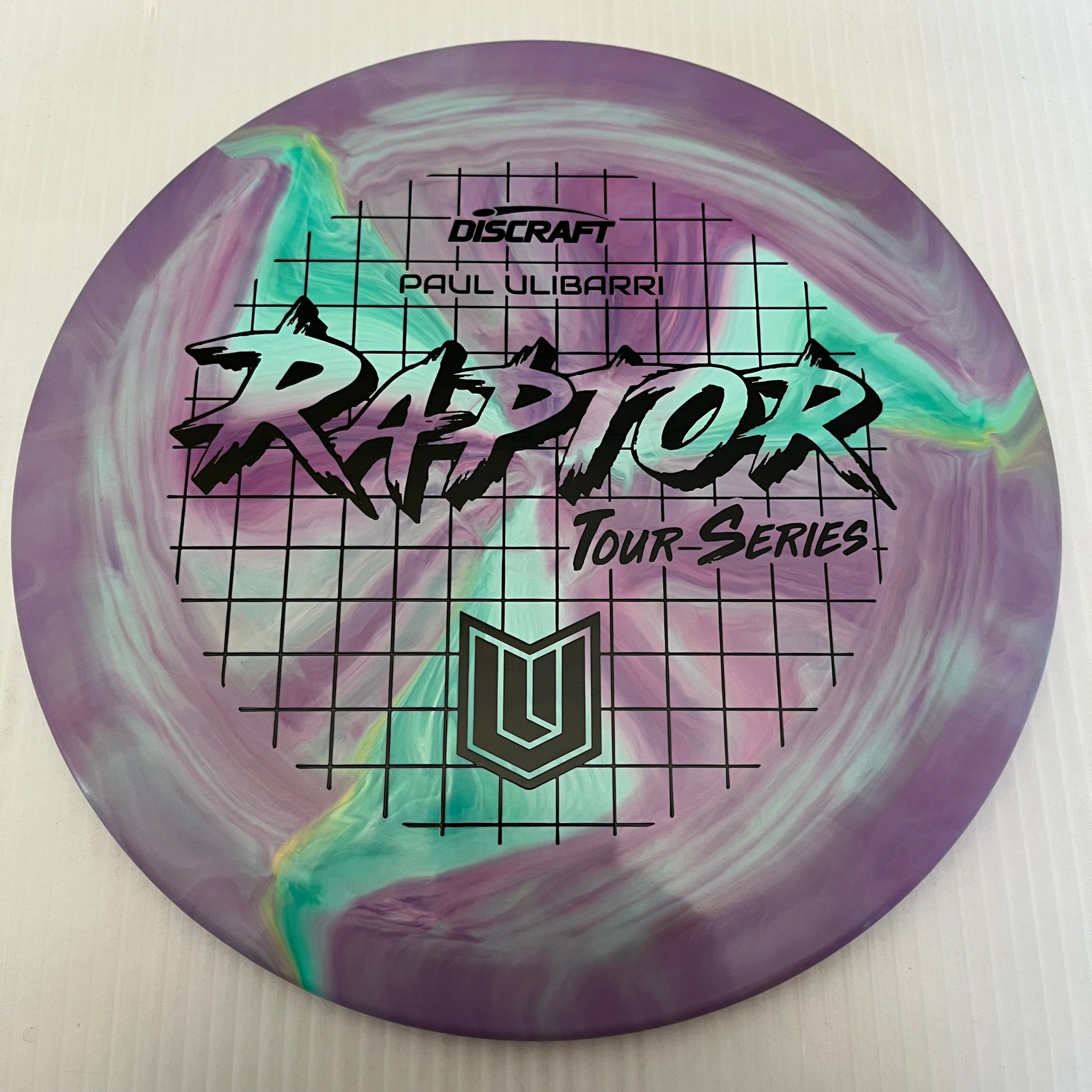 Discraft 2022 Paul Ulibarri Tour Series Swirly ESP Raptor 9/4/0/3