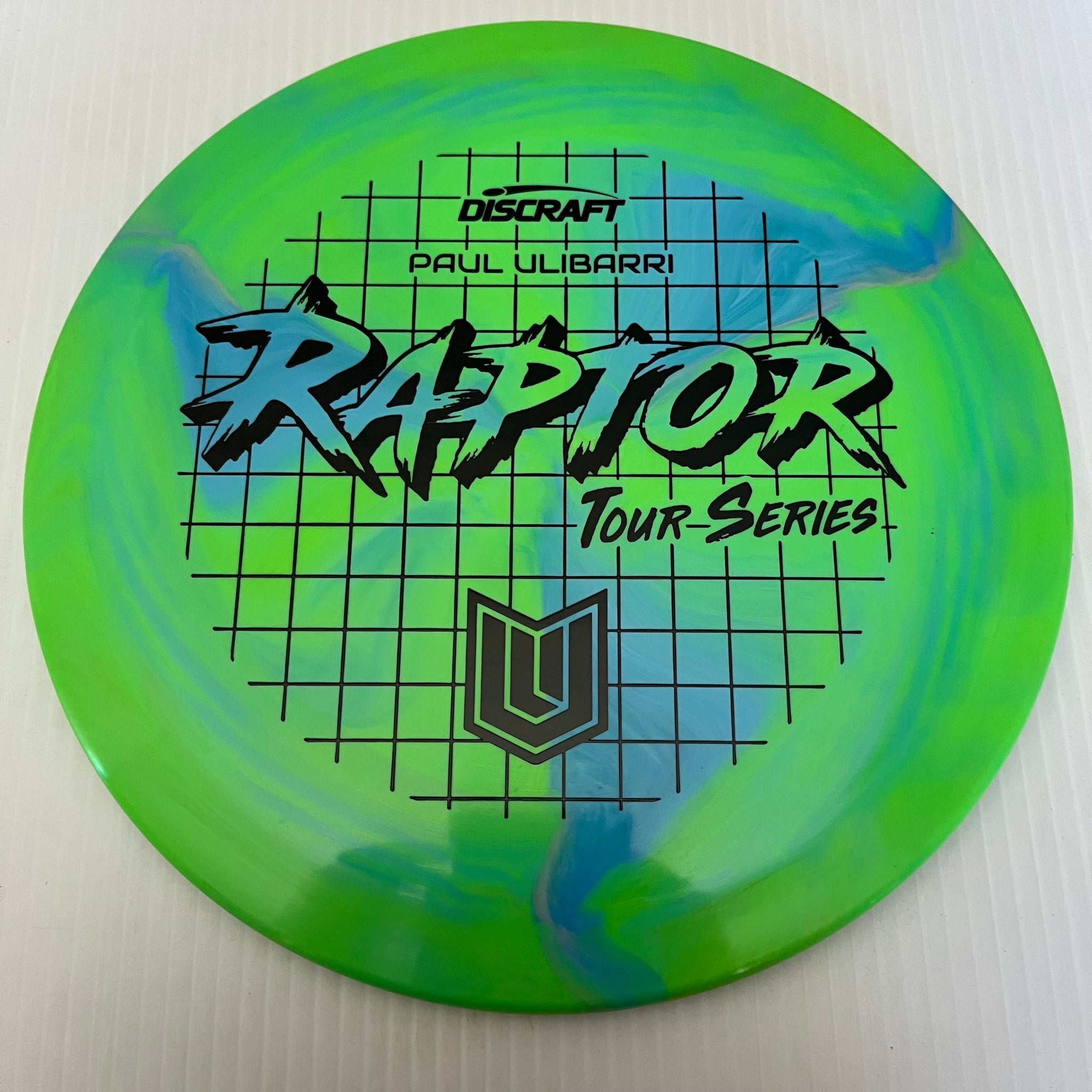 Discraft 2022 Paul Ulibarri Tour Series Swirly ESP Raptor 9/4/0/3