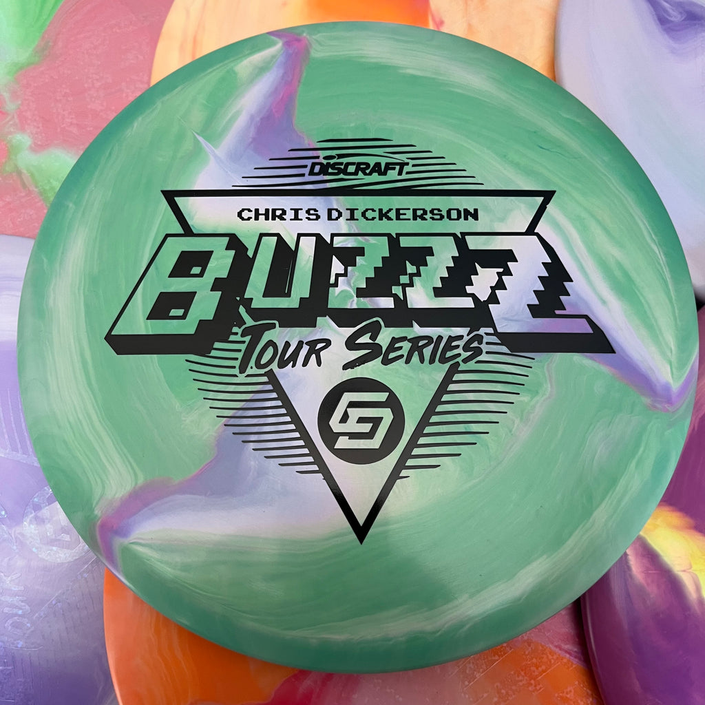 Discraft 2022 Chris Dickerson Tour Series Swirly ESP Buzzz 5/4/-1/1