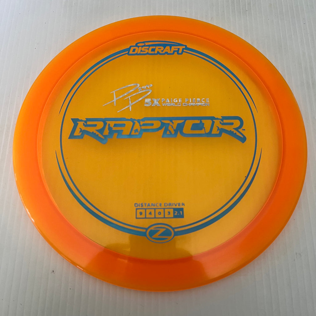 Discraft 5x Paige Pierce Z Raptor 9/4/0/3