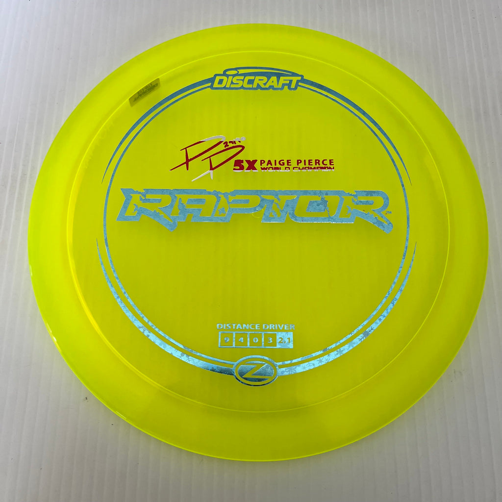 Discraft 5x Paige Pierce Z Raptor 9/4/0/3