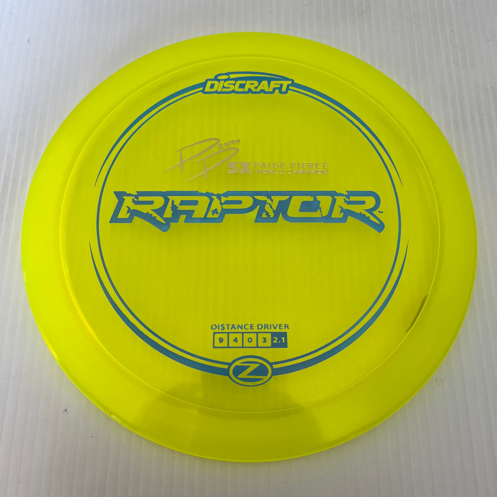 Discraft 5x Paige Pierce Z Raptor 9/4/0/3