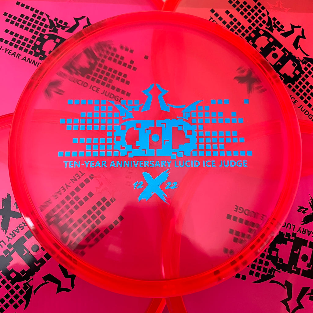 Dynamic Discs 10th Anniversary Lucid Ice Judge 2/4/0/1
