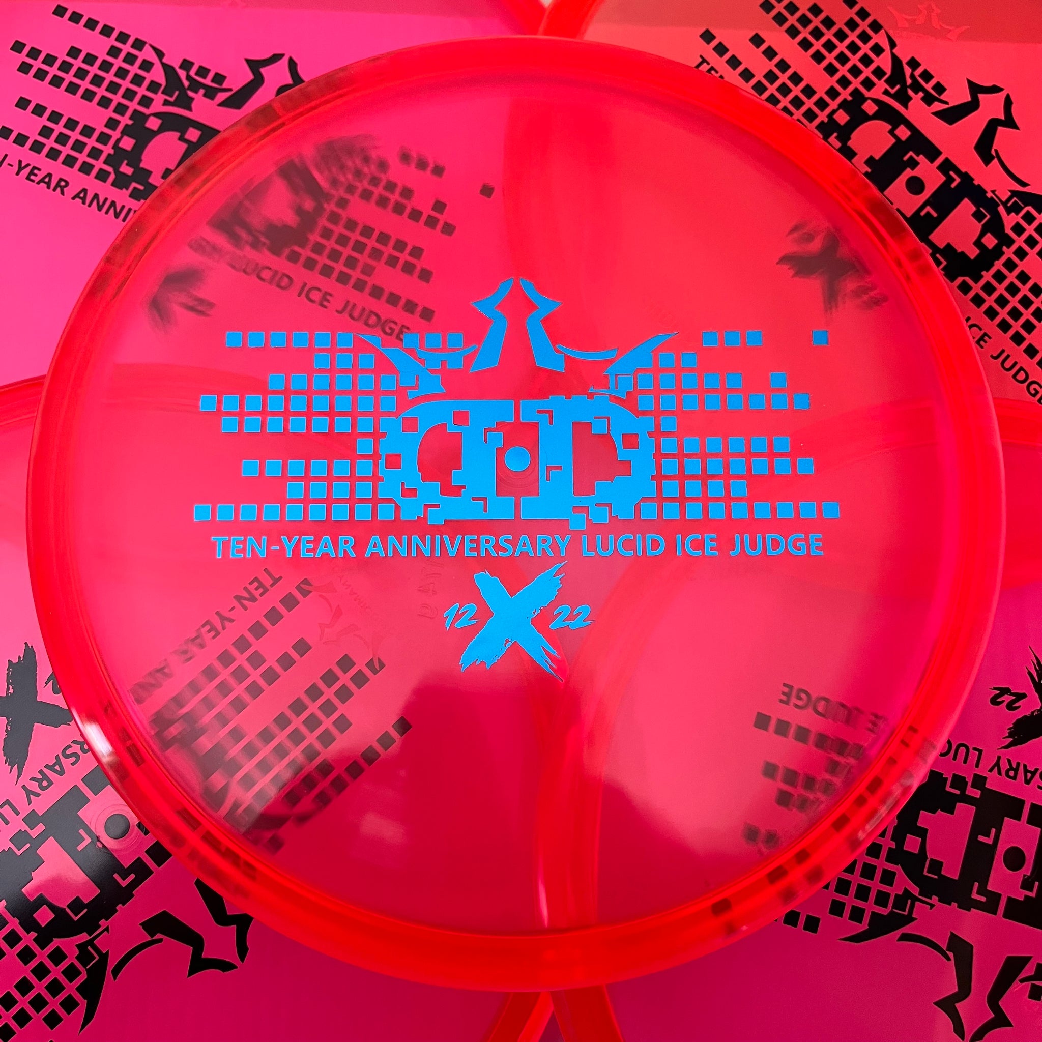 Dynamic Discs 10th Anniversary Lucid Ice Judge 2/4/0/1