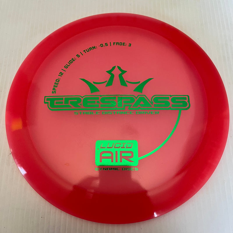 Dynamic Discs Lucid Air Trespass 12/5/-0.5/3