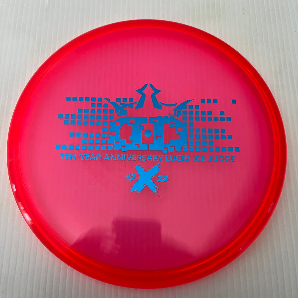 Dynamic Discs 10th Anniversary Lucid Ice Judge 2/4/0/1
