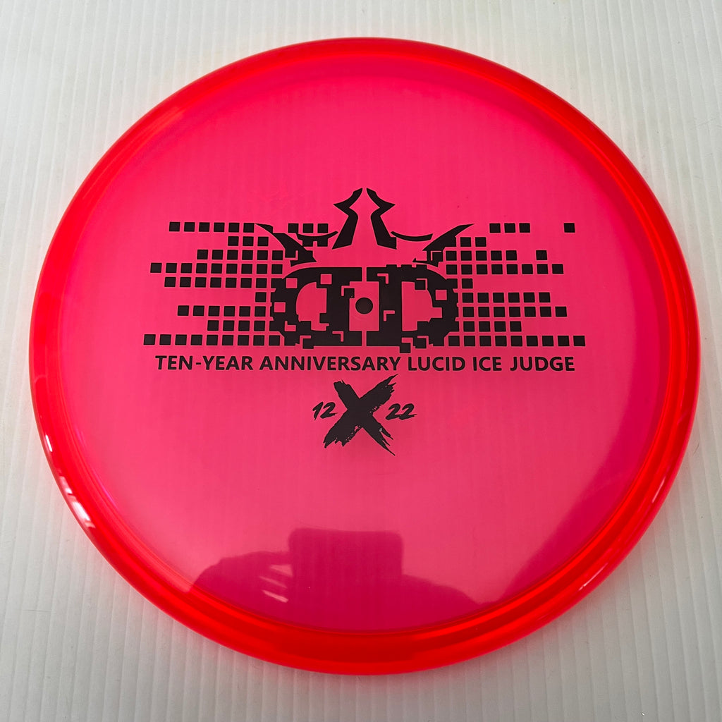 Dynamic Discs 10th Anniversary Lucid Ice Judge 2/4/0/1
