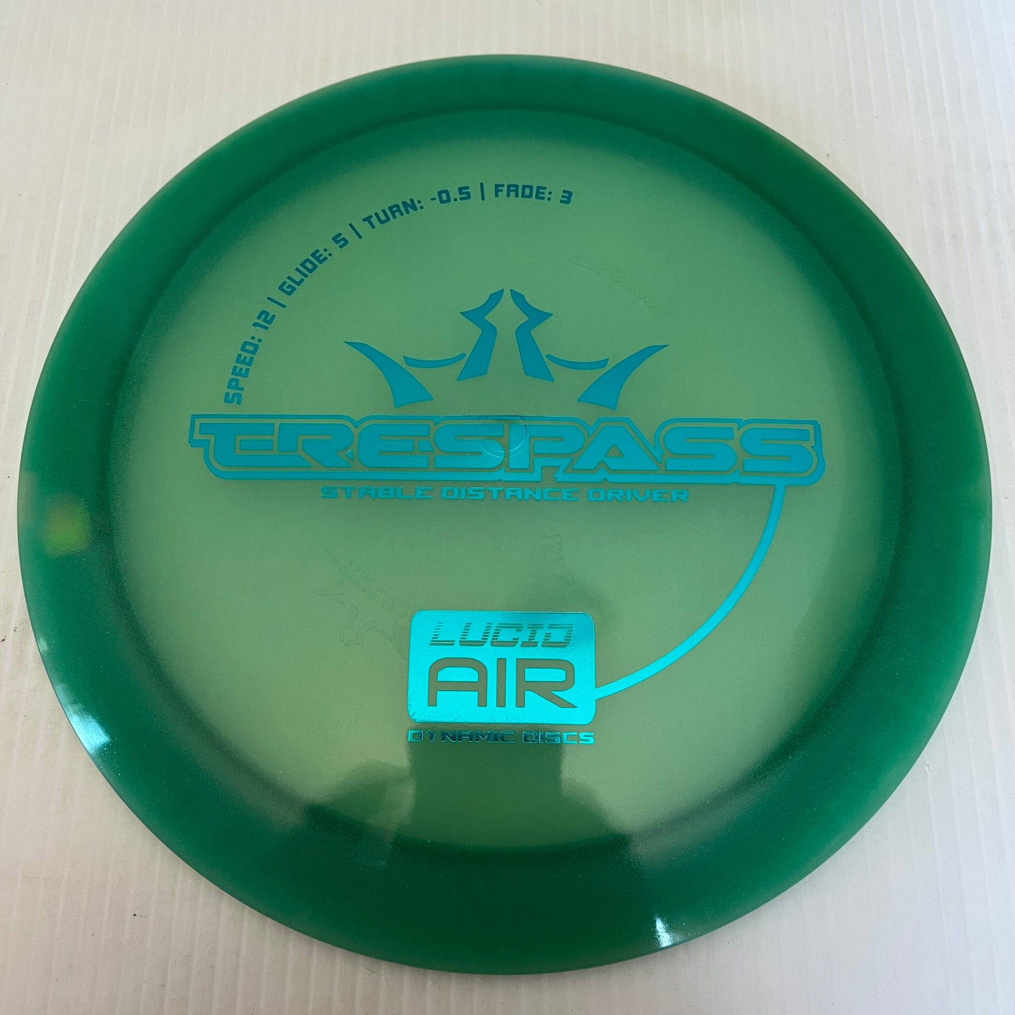 Dynamic Discs Lucid Air Trespass 12/5/-0.5/3