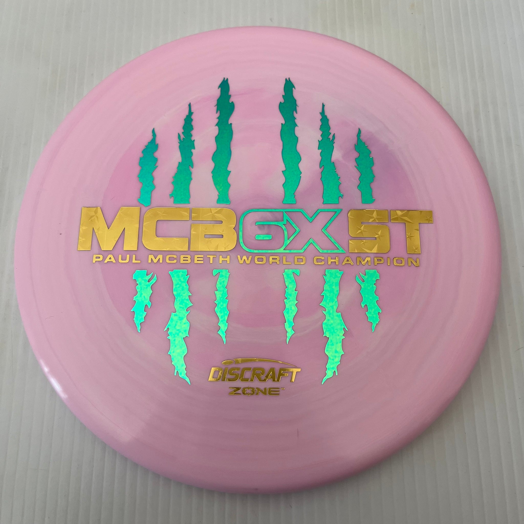 Discraft Paul McBeth 6x Claws Swirly ESP Zone 4/3/0/3