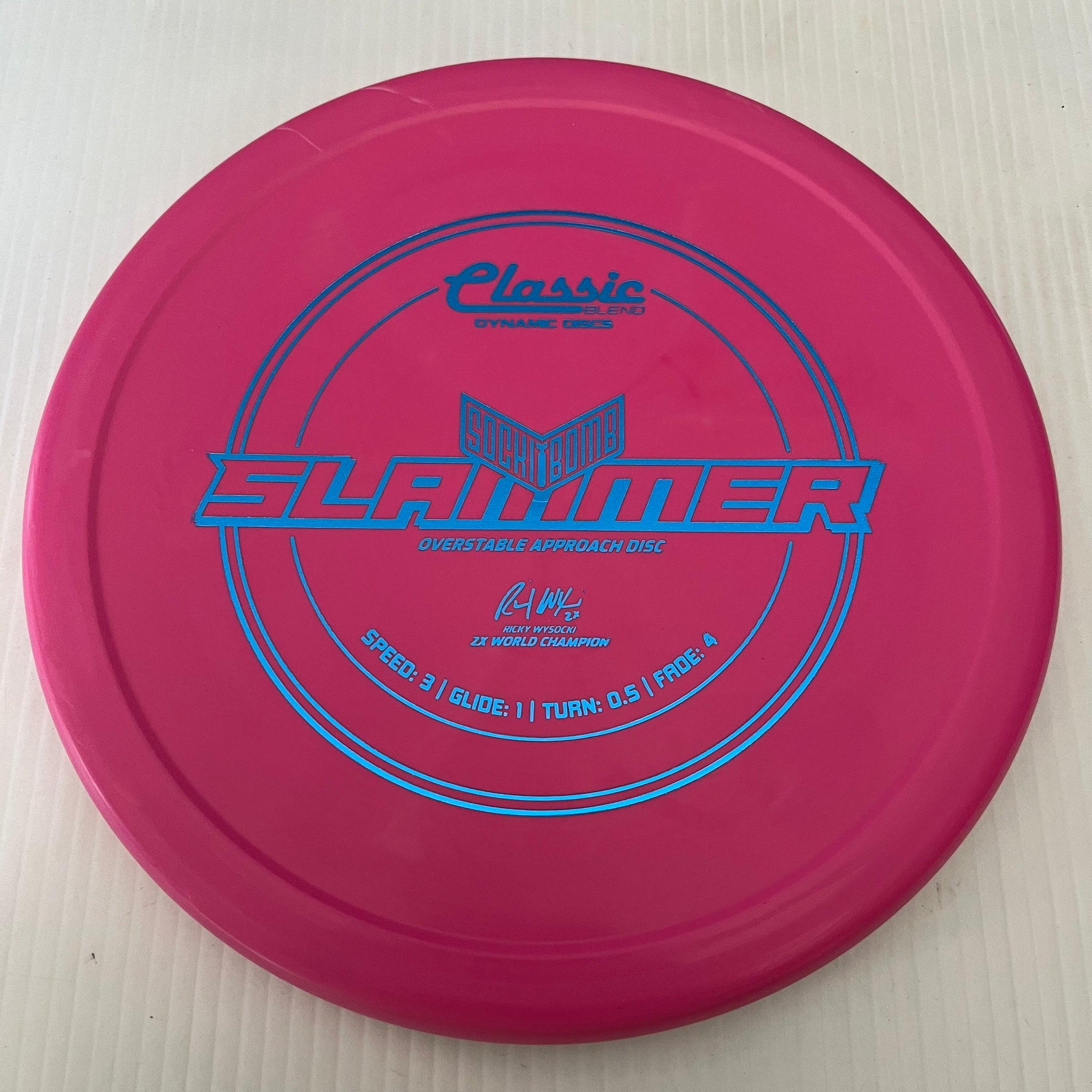 Dynamic Discs Classic Blend Sockibomb Slammer 3/1/0.5/4