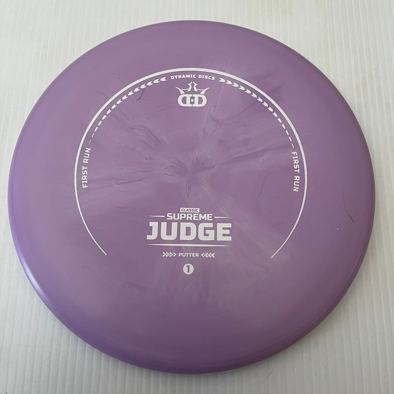 Dynamic Discs First Run Classic Supreme Judge 2/4/0/1