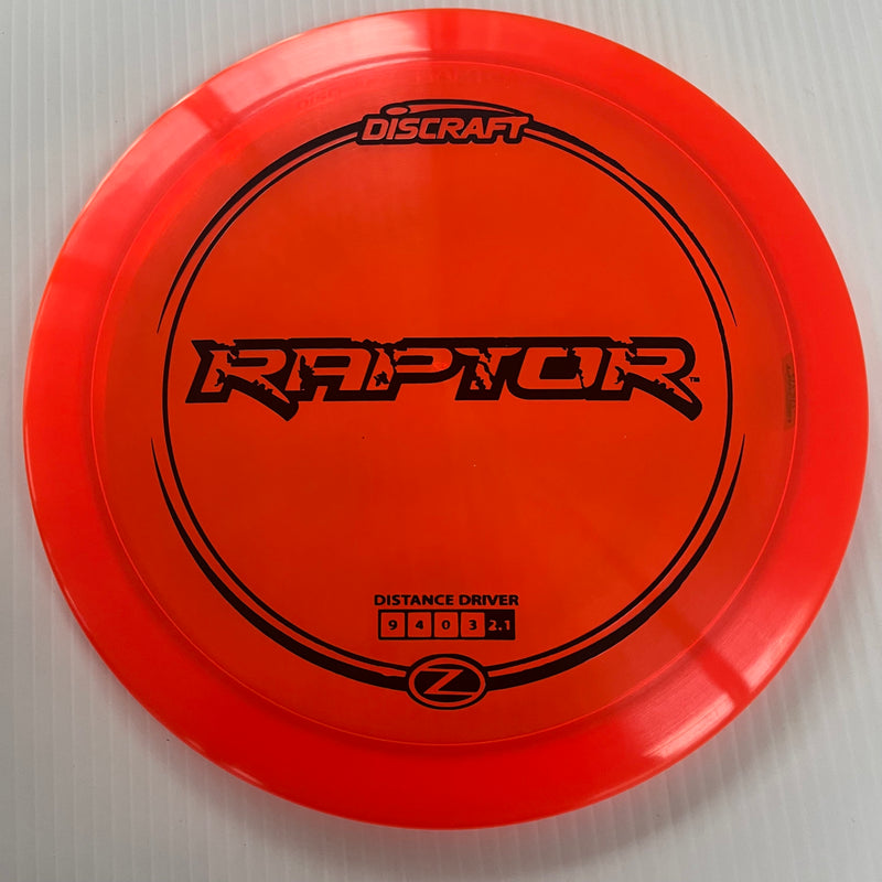 Discraft Z Raptor 9/4/0/3 (170-172g)